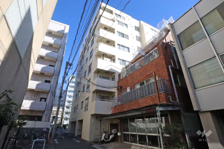 大森シティハイツの外観（南西側から）