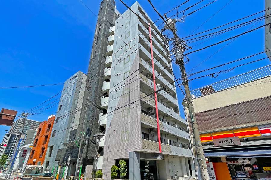 キャピタルビュー平和島の外観（南西側から）