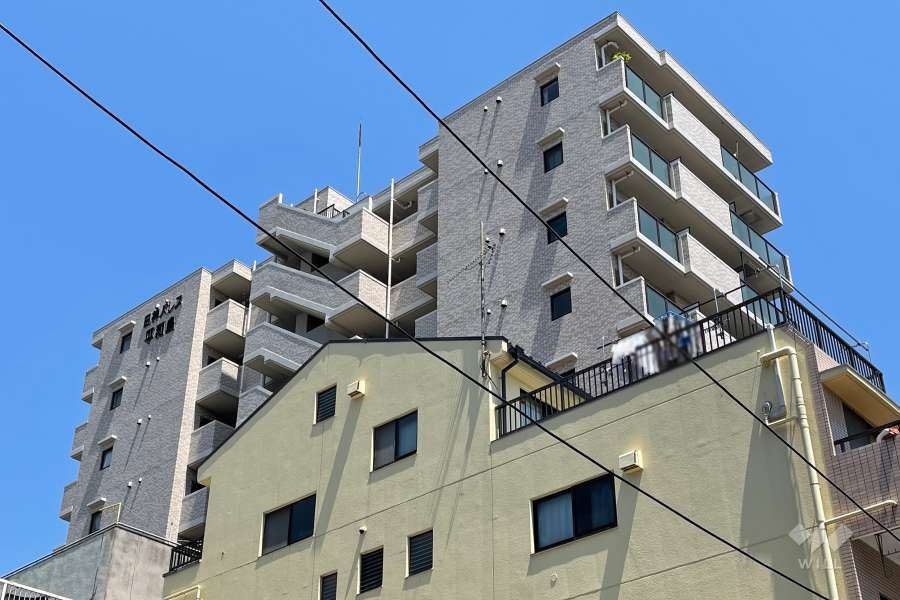 日神パレス平和島の外観（南西側から）