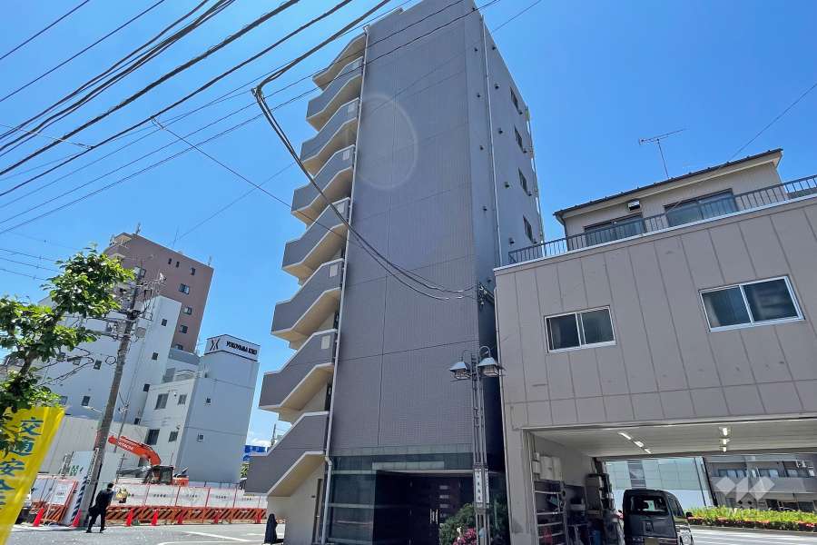 スモールシティハウス平和島の外観（北東側から）