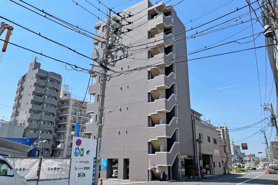 スモールシティハウス平和島の外観（南東側から）