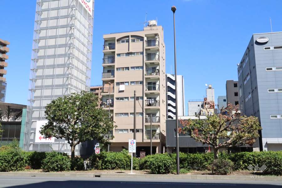 コーヅ第二エイト大森の外観（南西側から）