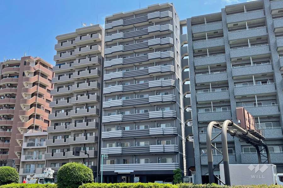 プレミアムキューブ大森本町の外観（南西側から）