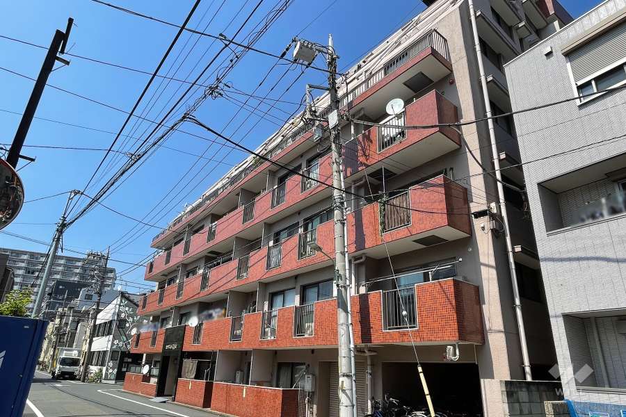 セザール大森本町の外観（南側から）