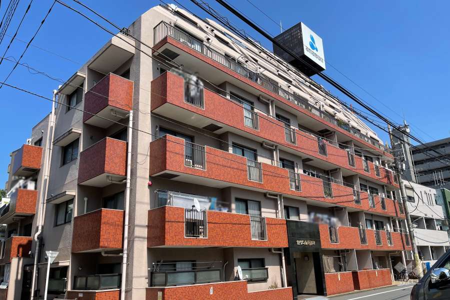 セザール大森本町の外観（西側から）