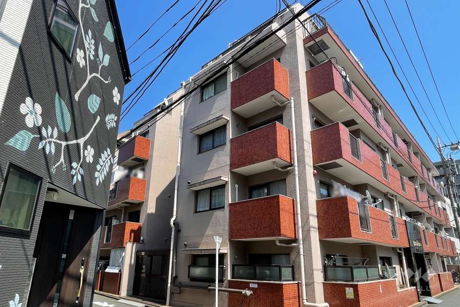 セザール大森本町の外観（北西側から）