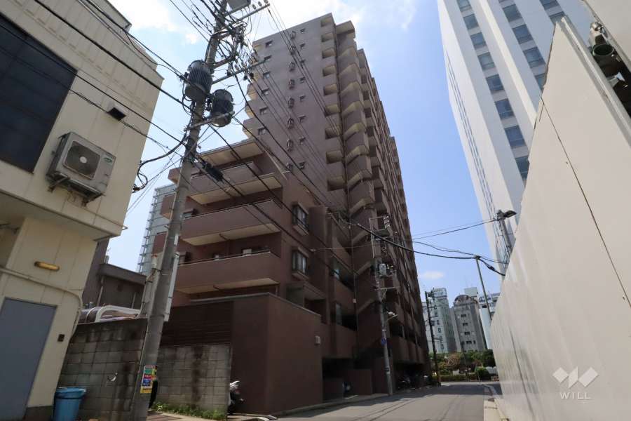 クリオ大森海岸壱番館の外観(北東側から)　　