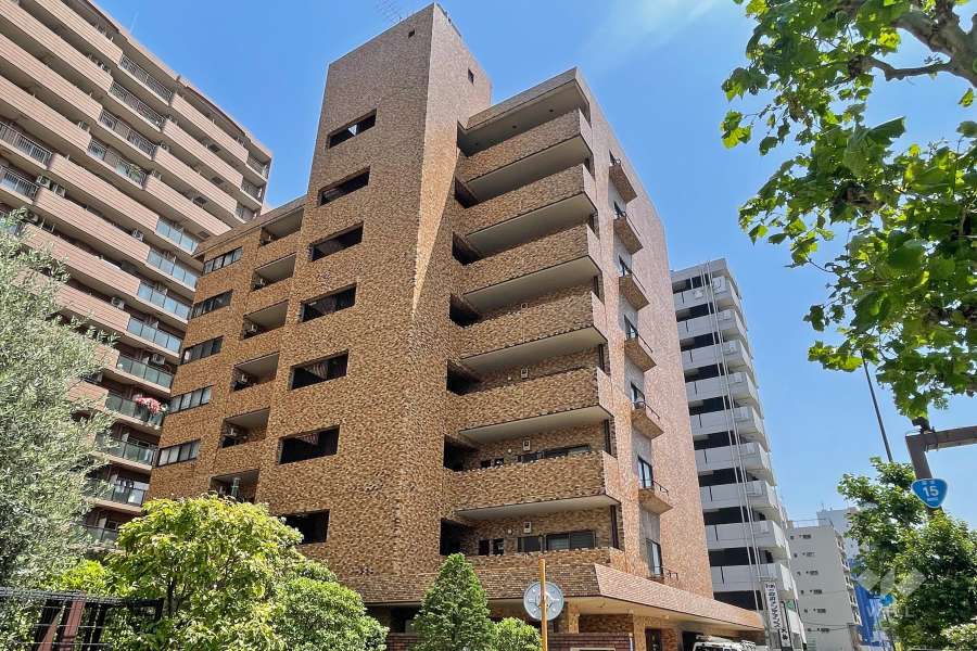 ハイツ福久良の外観（北西側から）