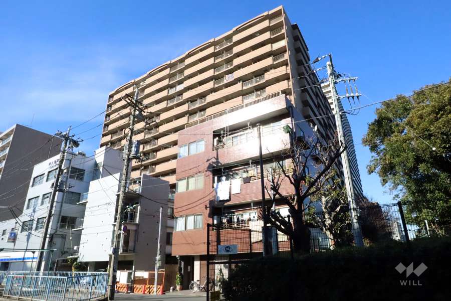 大森海岸パークハウスＷ棟の外観（南西側から）