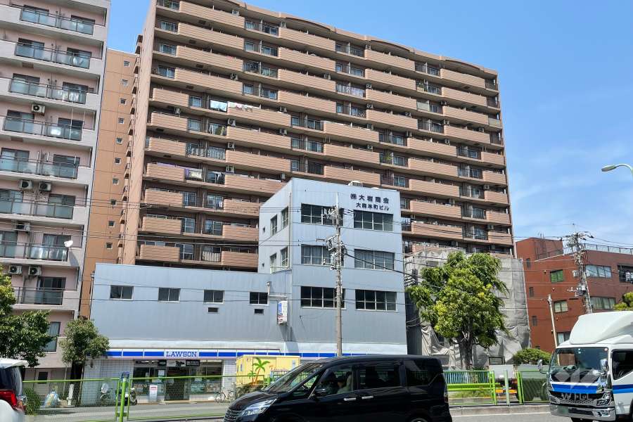 大森海岸パークハウスE棟の外観（南西側から）
