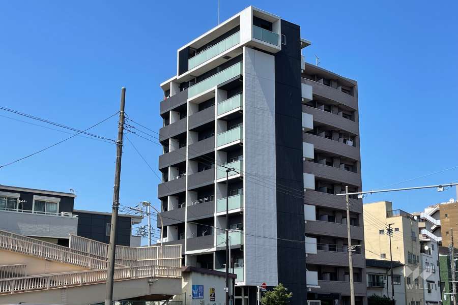 レアライズ平和島の外観（南側から）