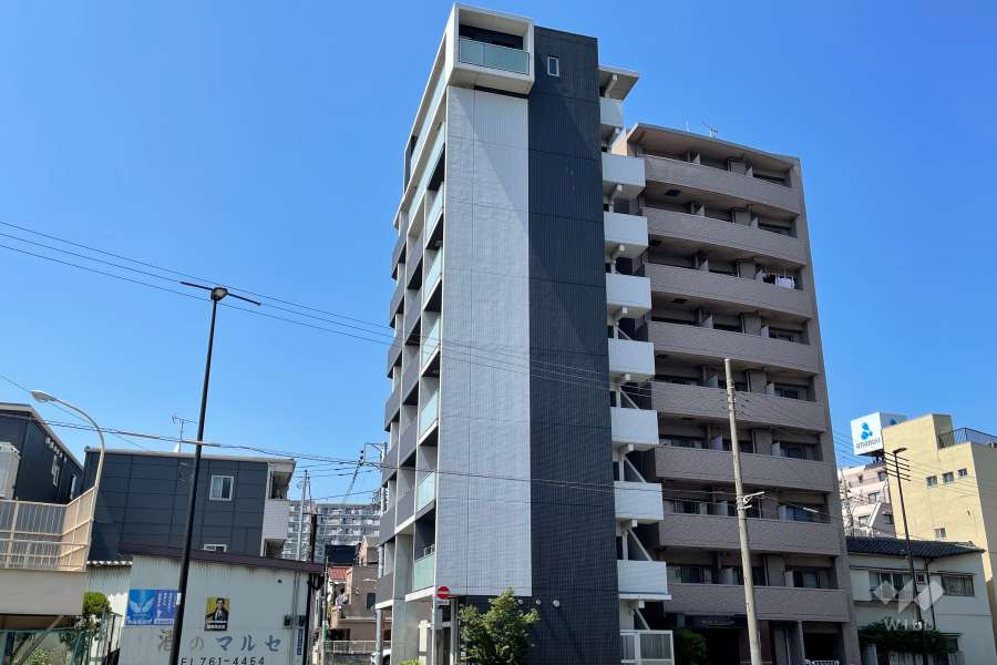 レアライズ平和島の外観（南側から）　