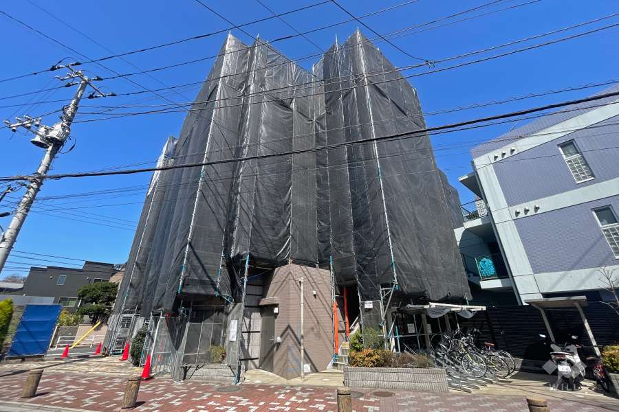 日神デュオステージ池上の外観（南側から）