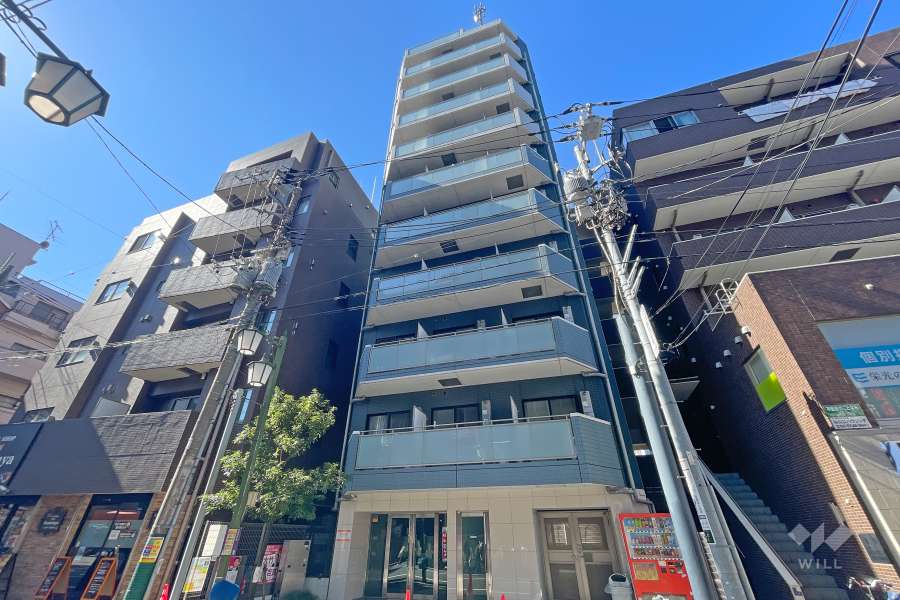 クレイシア池上の外観（北東側から）