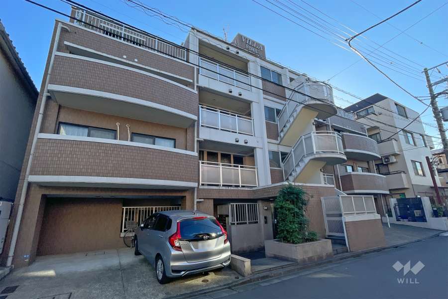 ヴィラフォレスト池上の外観（北東側から）　