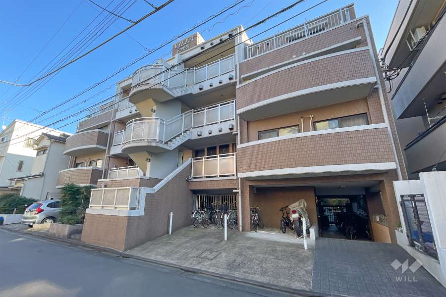 ヴィラフォレスト池上の外観（北西側から）　　