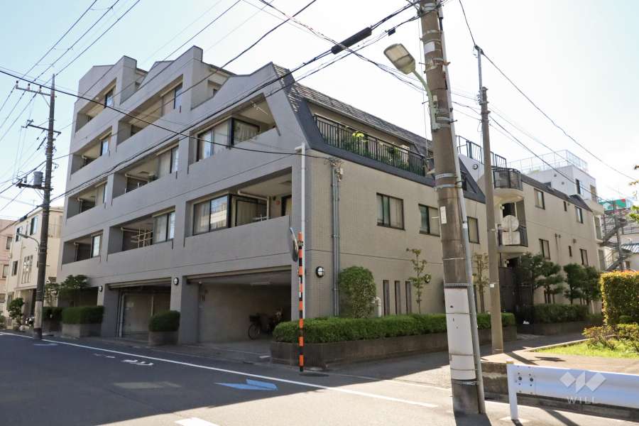 マイキャッスル池上ガーデンコートの外観（北東側から）