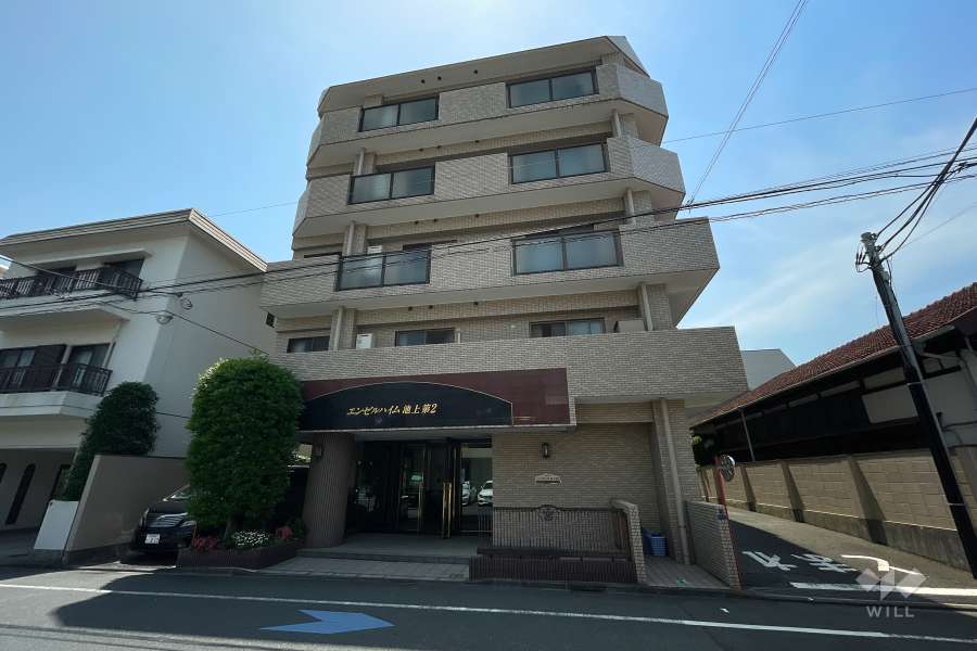 エンゼルハイム池上第2の外観（北側から）