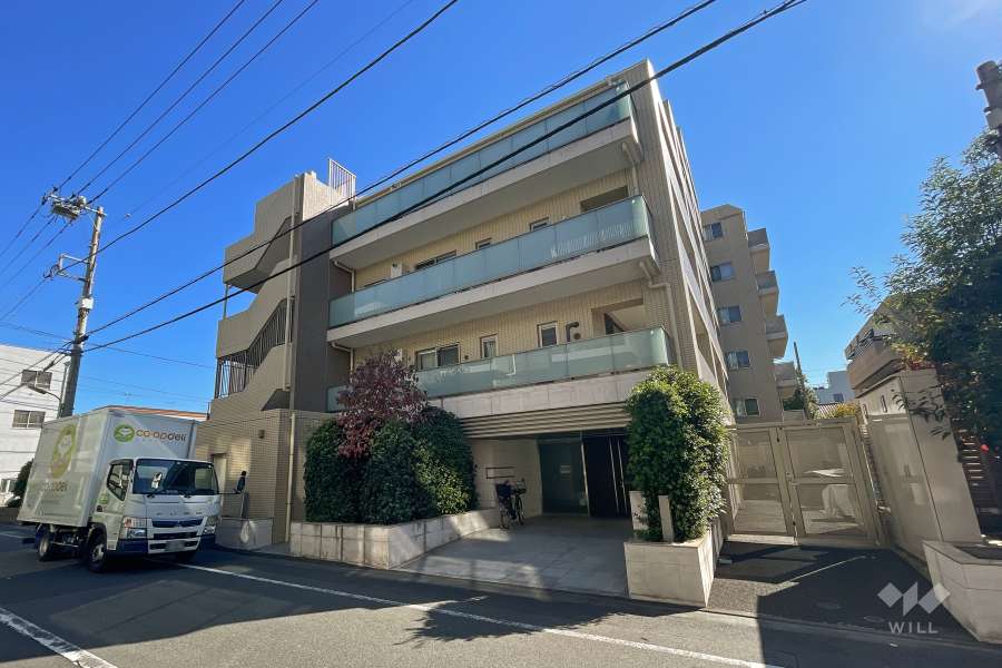 プレシス池上の外観（北西側から）