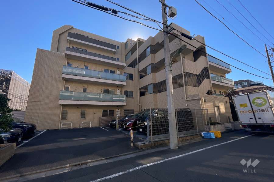 プレシス池上の外観（北東側から）