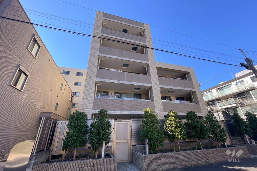 プレシス池上の外観（南東側から）