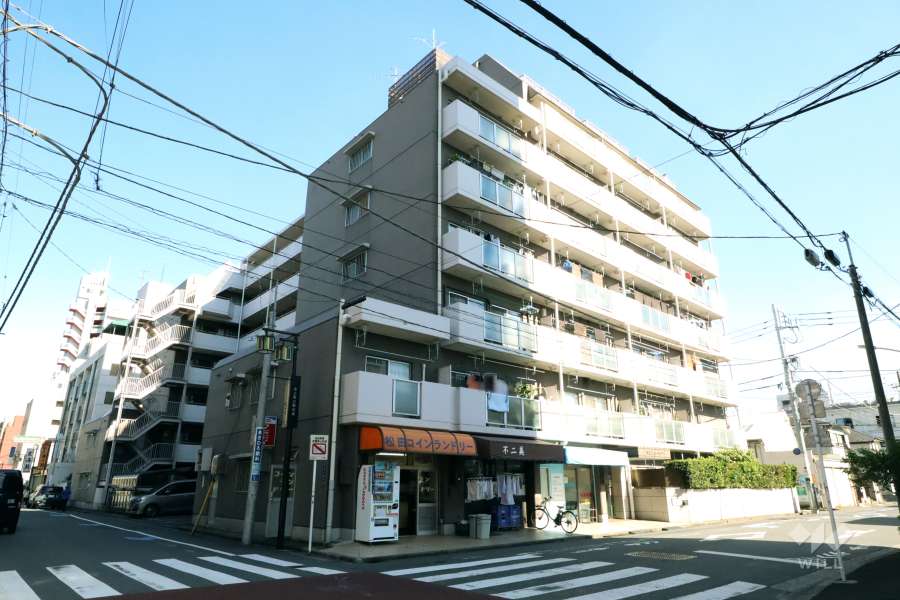 池上ニューハイツの外観(北西側から)