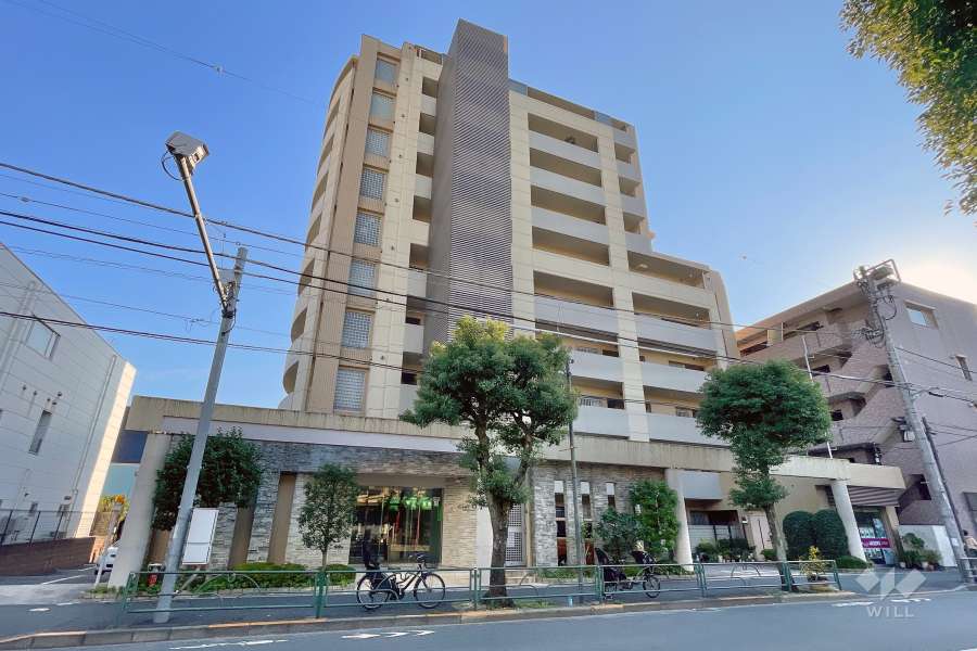 クレアシティ池上の外観（北東側から）