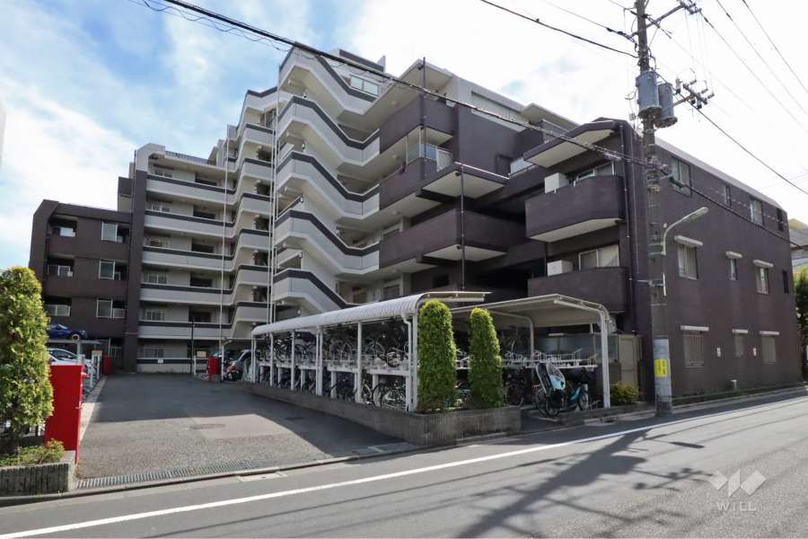 シーズガーデン池上の外観（北東側から）