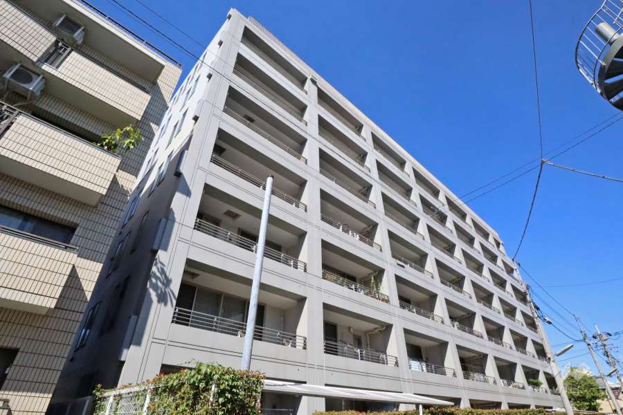 東急ドエルアルス池上プログレージの外観（南西側から）