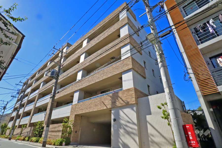 イニシア池上の外観（南東側から）