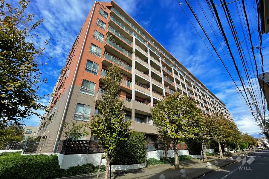 パークス池上の外観（南西側から）