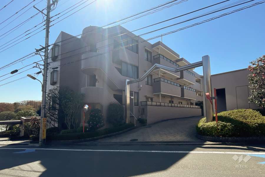 藤和コートヒルズ池上の外観（北東側から）