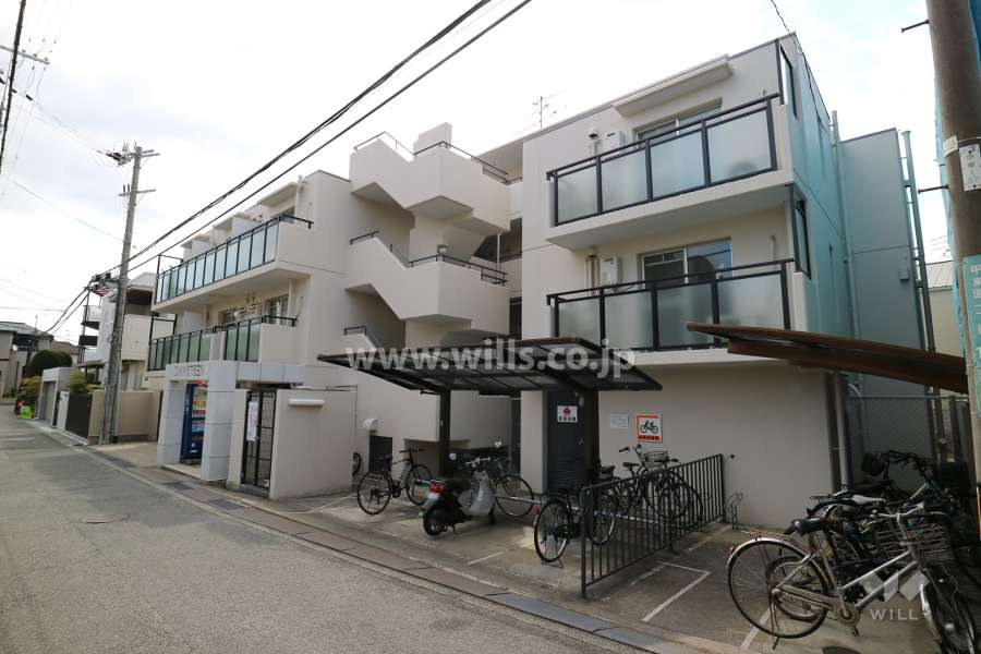 ダイドーメゾン甲東園の外観（北西側から）