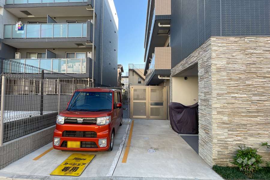 敷地内のカーシェアポート