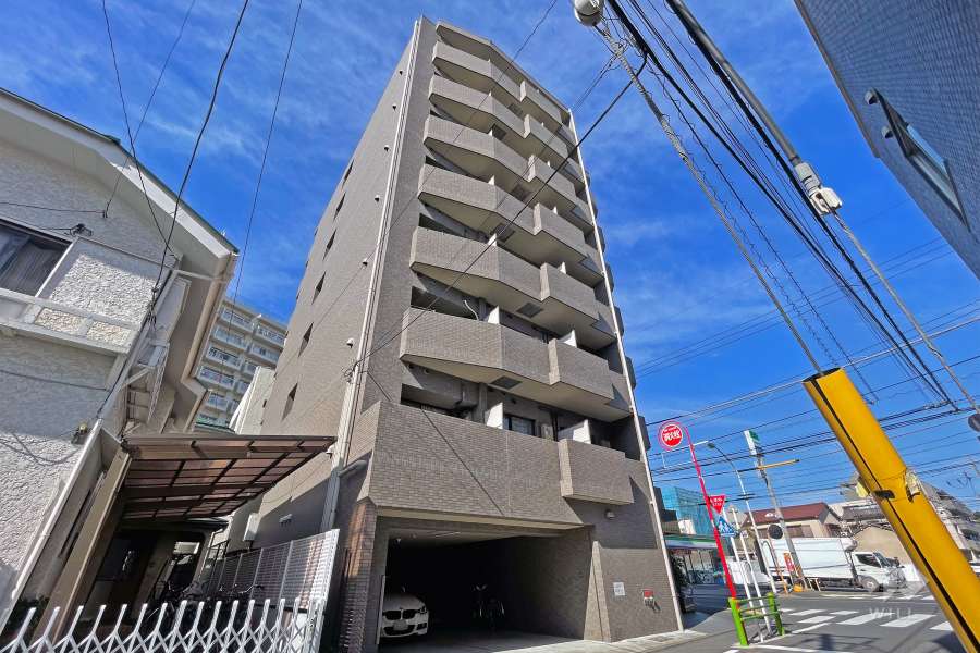 ルーブル池上参番館の外観（南東側から）