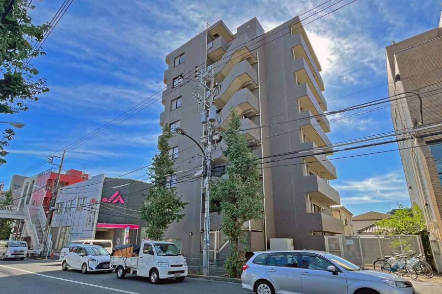 ルーブル池上参番館の外観（北西側から）