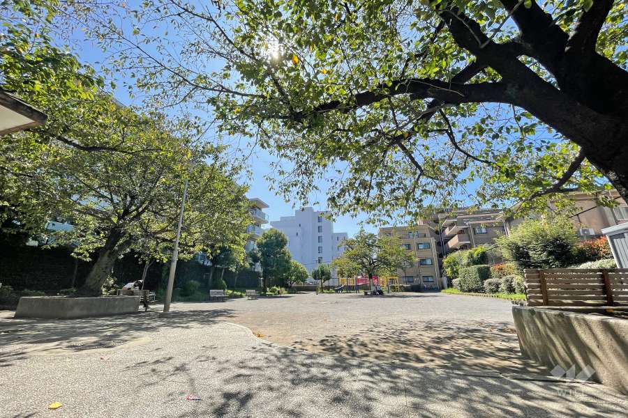 敷地北側に隣接する『さくら通り三丁目公園』