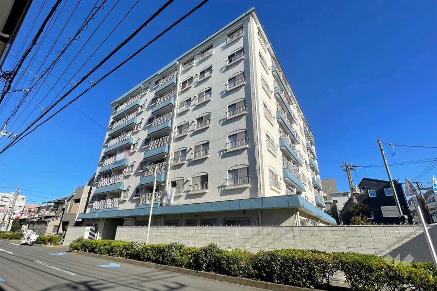 大森中央ハイツの外観（南側から）