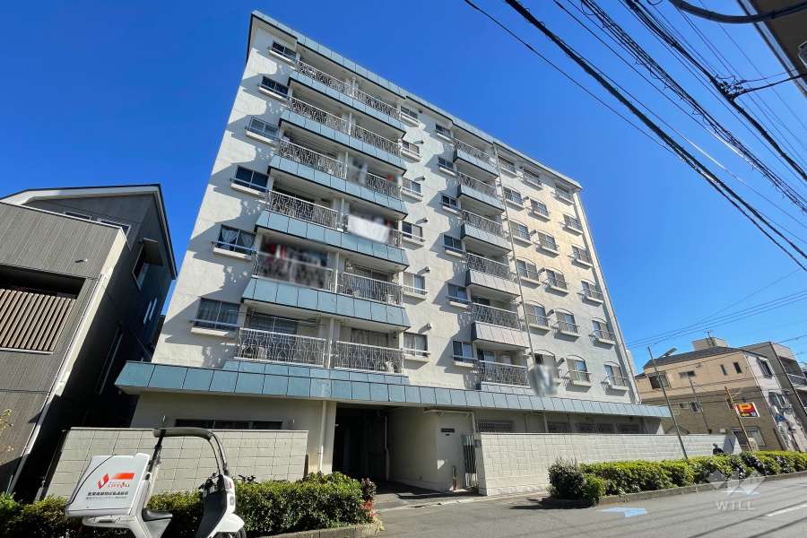 大森中央ハイツの外観（西側から）