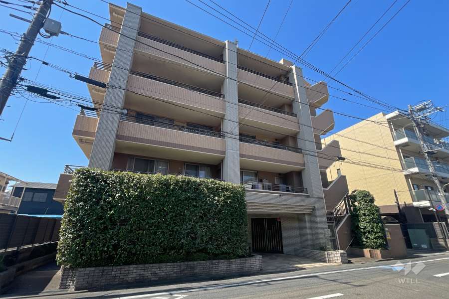 エクストール大森中央の外観（南東側から）