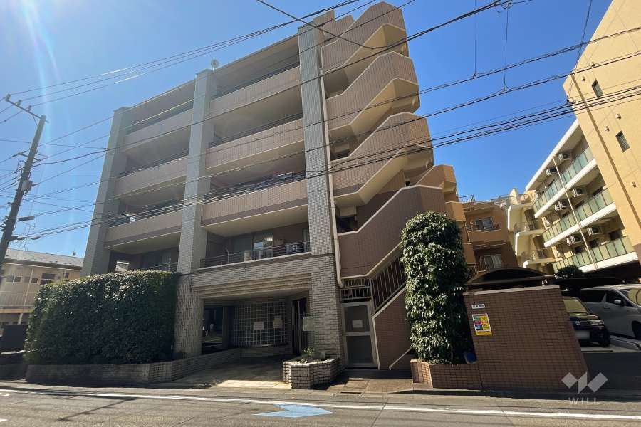 エクストール大森中央の外観（北東側から）