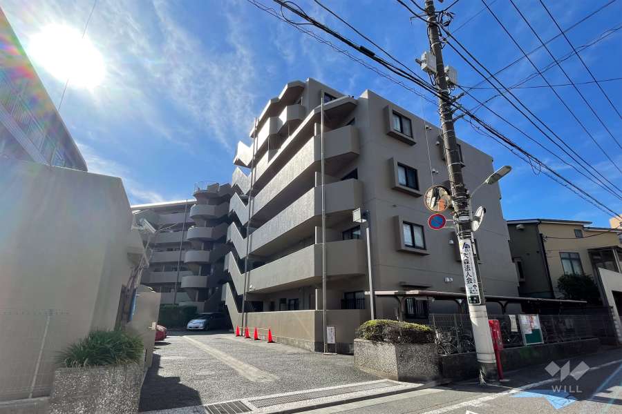 池上パークホームズの外観（北側から）