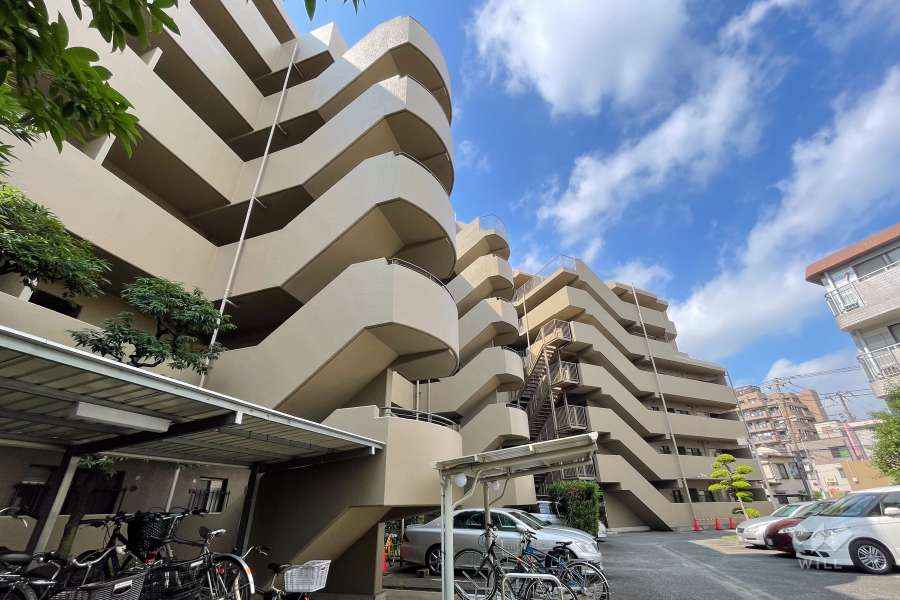 池上パークホームズの外観（北東側から）