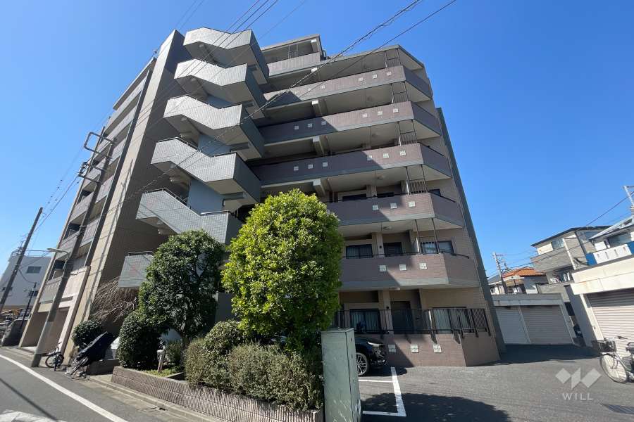 クレストフォルム大森中央の外観（北東側から）