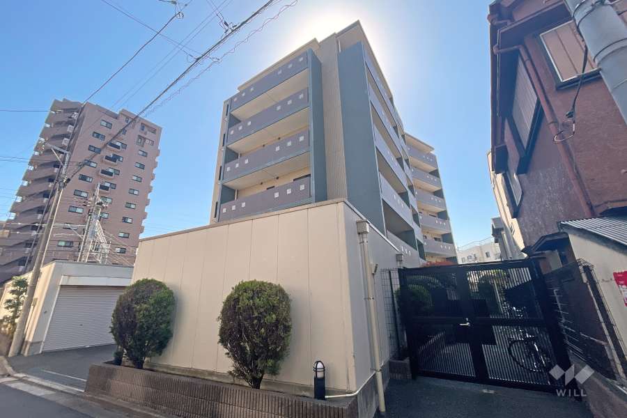 クレストフォルム大森中央の外観（北西側から）