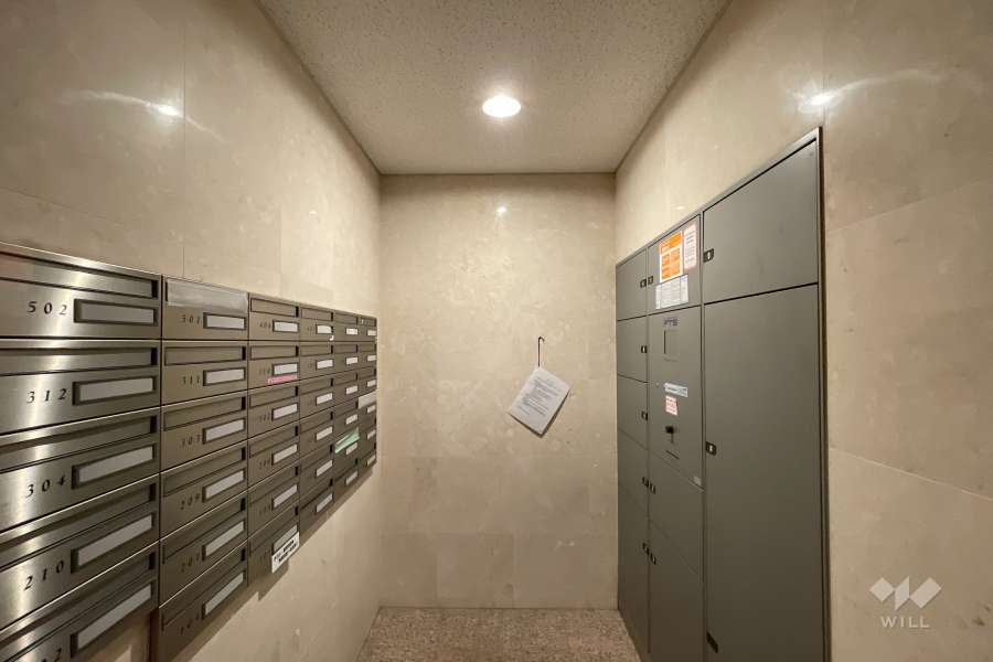 共用ポストと宅配ボックス　