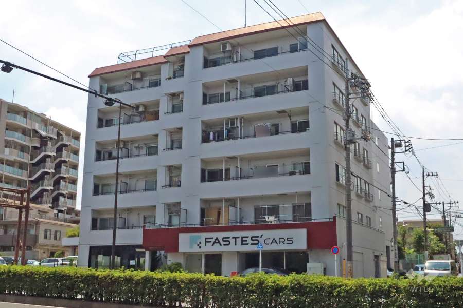 ジュネス馬込の外観(北東側から)