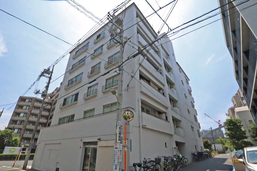 ジュネス馬込の外観(北西側から)