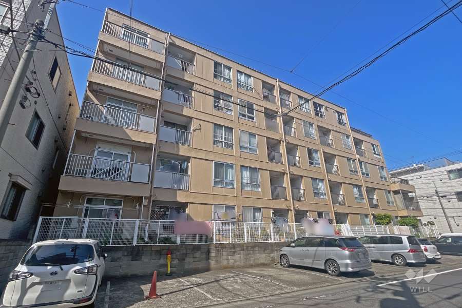 馬込コーポラスの外観（南西側から）