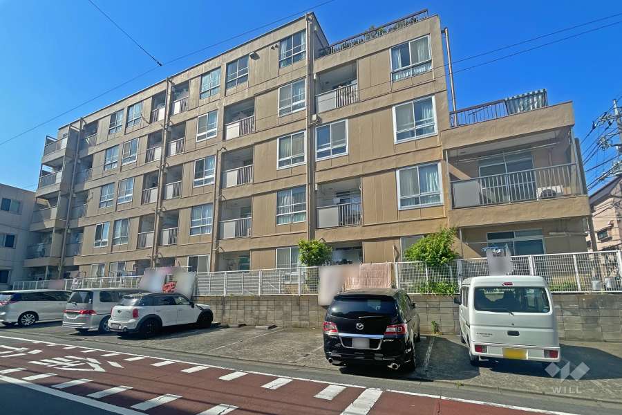 馬込コーポラスの外観（南東側から）